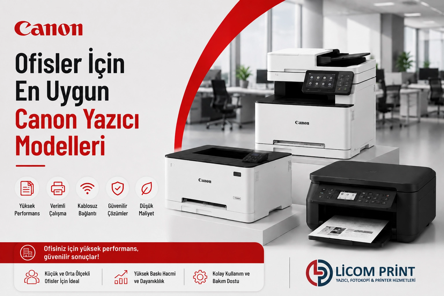 Ofisler İçin En Uygun Canon Yazıcı Modelleri